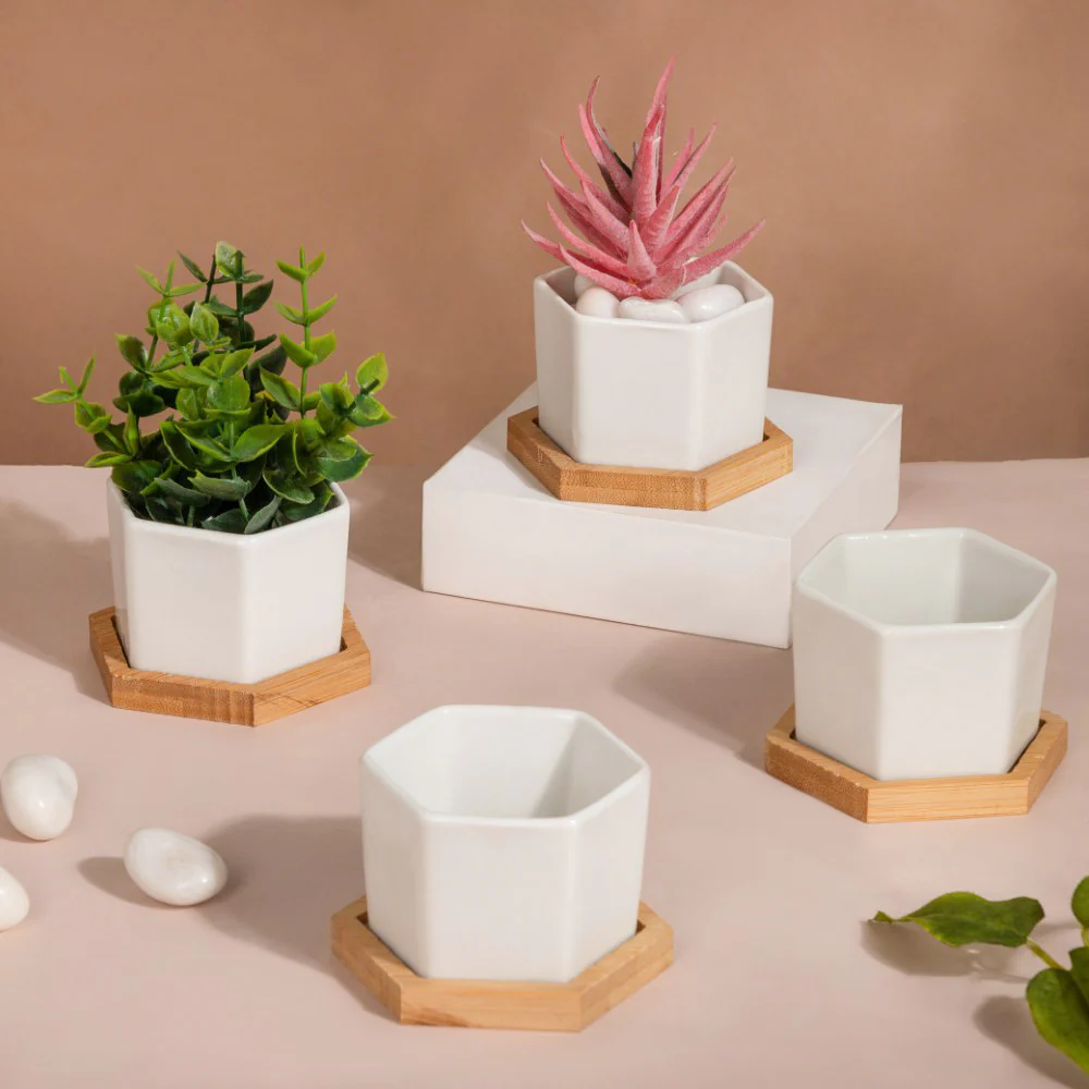 Ceramic White Pot